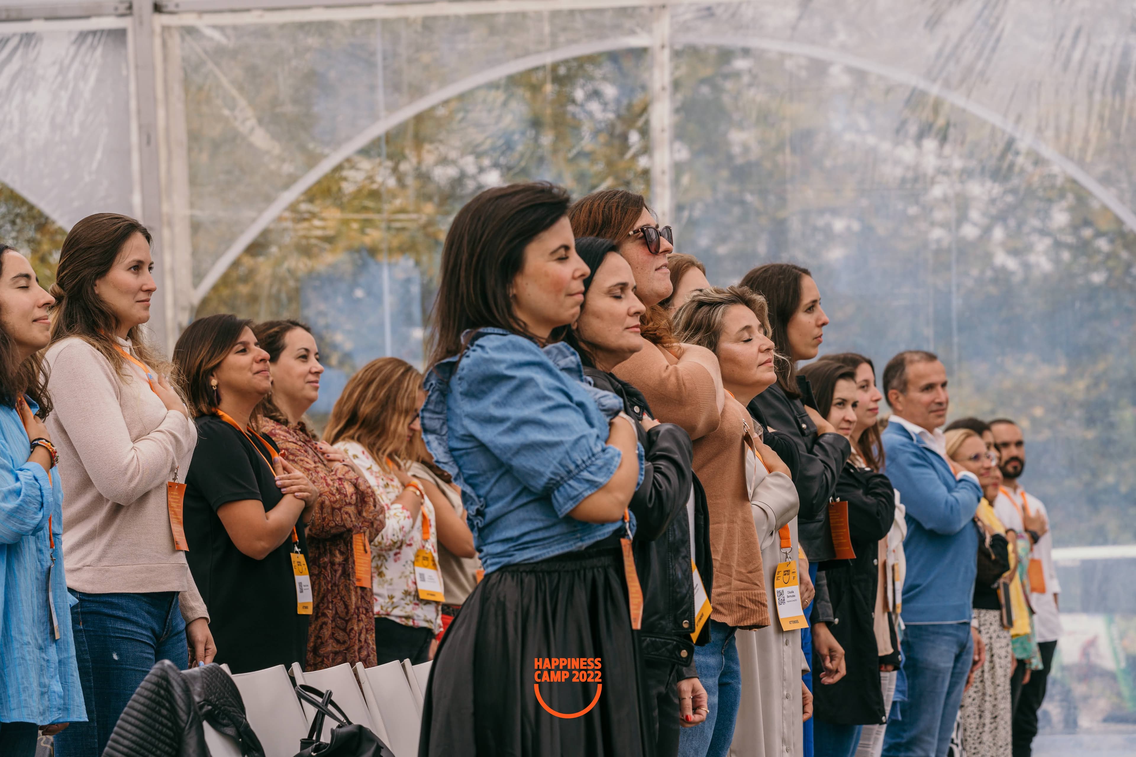 Group breathwork session