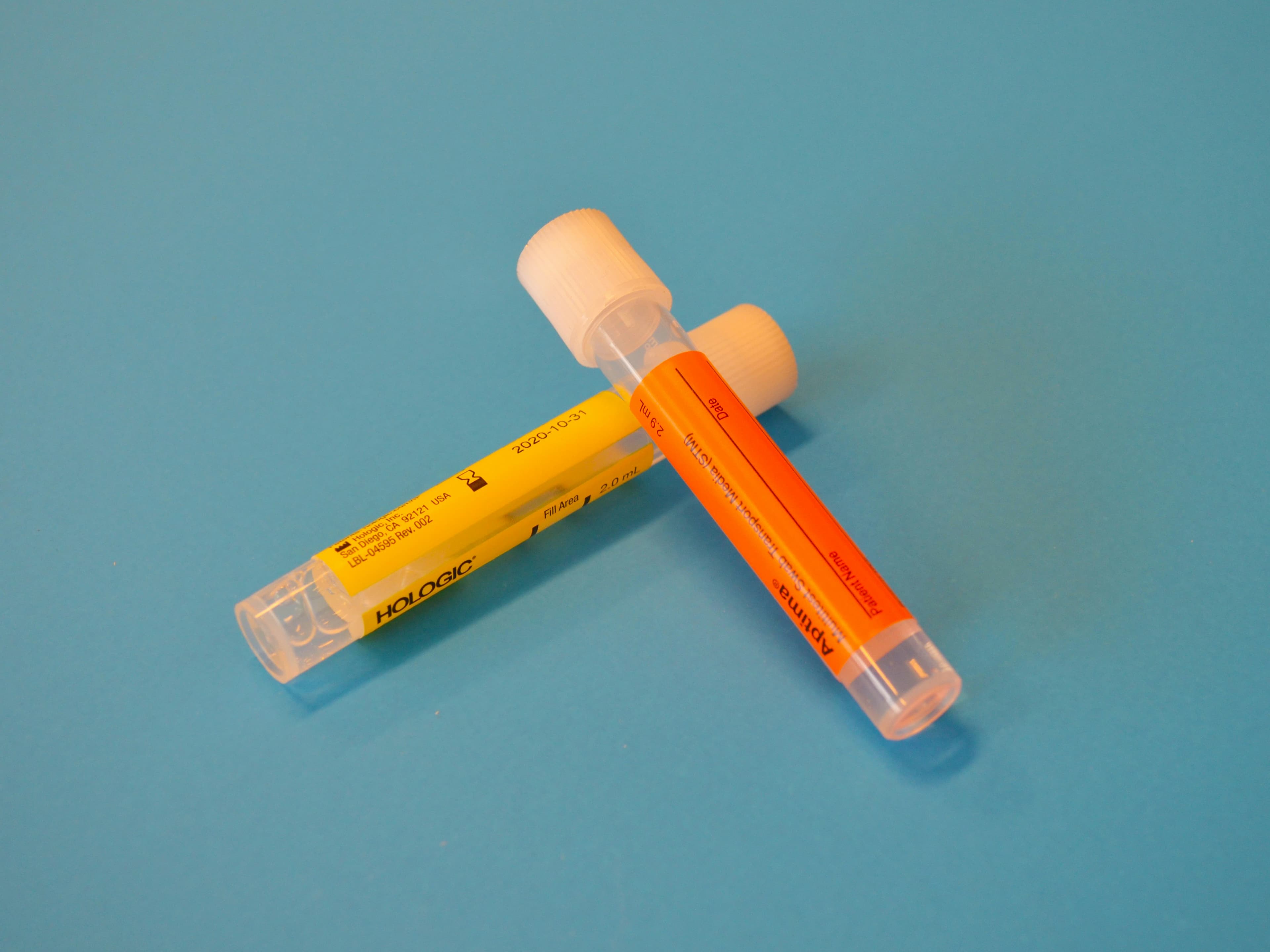Laboratory test sample collection tubes